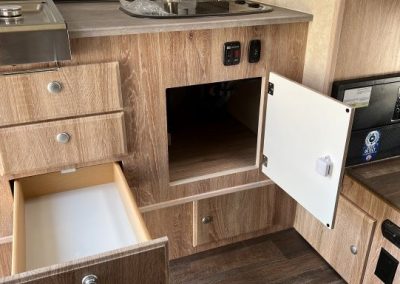 Laredo SC Kitchen with Optional Glasstop Sink and Auto Detect Converter