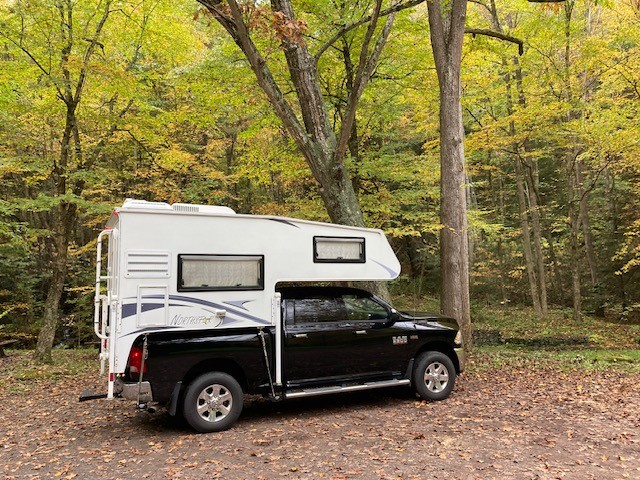 North star camper on truck